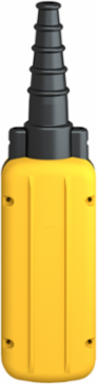 Harmony XAC Empty Pendant Control Station, 3 Cut-Outs, IP65