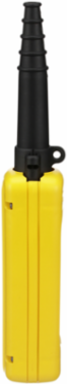 Harmony XAC Empty Pendant Control Station, Yellow, 4 Cut-Outs, Polypropylene
