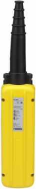 Harmony XAC Empty Pendant Control Station, Yellow, 4 Cut-Outs, Polypropylene