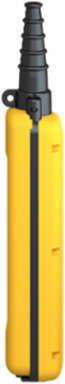 Empty pendant control station, Harmony XAC, plastic, yellow, 6 cut outs
