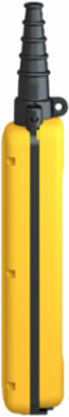 Empty pendant control station, Harmony XAC, plastic, yellow, 6 cut outs