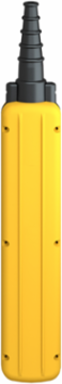 Harmony XAC Empty Pendant Control Station, 8 Cut-Outs, Yellow, IP65