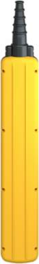 Harmony XAC Empty Pendant Control Station with 12 Cut-Outs, IP65, Yellow