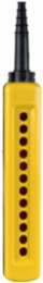 Harmony XAC Empty Pendant Control Station with 12 Cut-Outs, IP65, Yellow