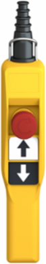 Harmony XAC Pendant Control Station, Yellow, 2 Push Buttons, IP65