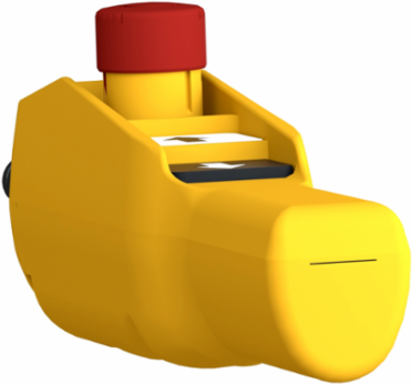 Harmony XAC Pendant Control Station, Yellow, 2 Push Buttons, IP65