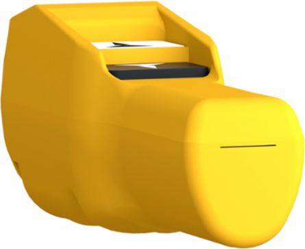 Harmony XAC Yellow Pendant Control Station, Pistol Grip, 2 Push Buttons, IP65