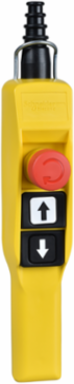 Harmony XAC Yellow Pendant Control Station, 2 Push Buttons, IP65