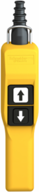 Harmony XAC Pendant Control Station, Yellow, 2 Push Buttons, IP65