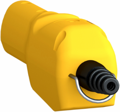 Harmony XAC Pendant Control Station, Yellow, 2 Push Buttons, IP65