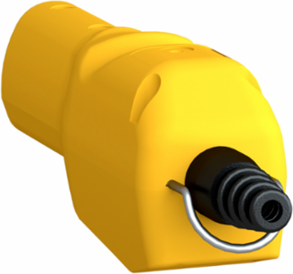 Harmony XAC Pendant Control Station Pistol Grip with 2 Push Buttons, Yellow