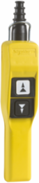 Harmony XAC Pendant Control Station Pistol Grip with 2 Push Buttons, Yellow