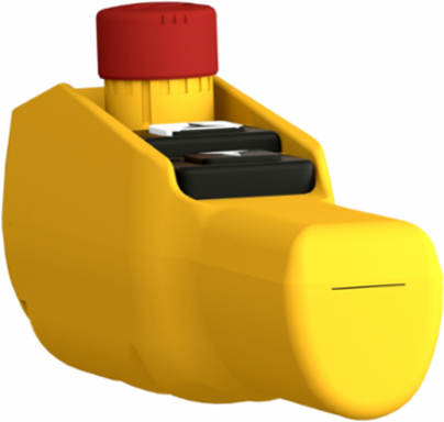 Harmony XAC Pendant Control Station, Yellow, 2 Buttons, IP65, 40W