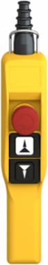 Harmony XAC Pendant Control Station, Yellow, 2 Buttons, IP65, 40W