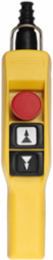Harmony XAC Pendant Control Station, Yellow, 2 Buttons, IP65, 40W