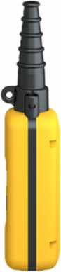 Pendant control station, Harmony XAC, plastic, yellow, 2 push buttons with 1NO