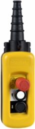 Harmony XAC Pendant Control Station, Yellow, 2 Push Buttons, IP65, 0.635 kg