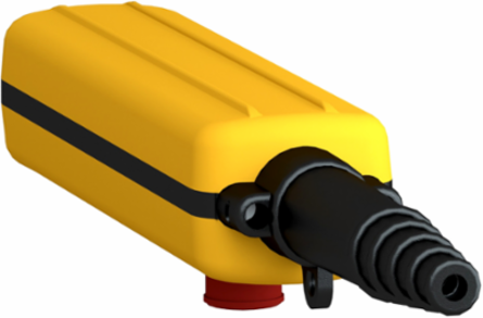 Harmony XAC Yellow Pendant Control Station, 4 Push Buttons, IP65, 0.8 kg
