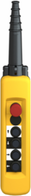 Harmony XAC Yellow Pendant Control Station, 4 Push Buttons, IP65, 0.8 kg