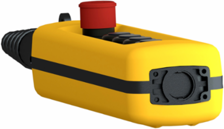 Harmony XAC Yellow Pendant Control Station, 4 Push Buttons, IP65, 0.8 kg