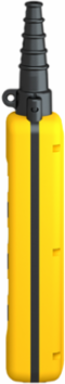 Pendant control station, Harmony XAC, plastic, yellow 6 push buttons with 1NO