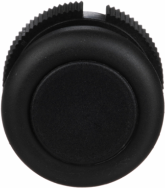 Harmony XAC Booted Push Button Head, IP65, Black, Spring Return