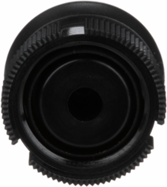 Harmony XAC Booted Push Button Head, IP65, Black, Spring Return