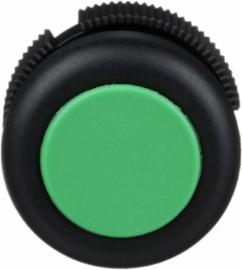 Harmony XAC Green Booted Push Button Head, IP65, IK08