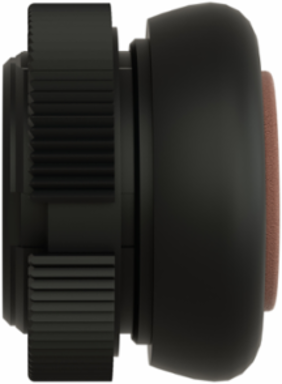 Harmony XAC Push Button Head, Plastic, Brown, IP65, Booted