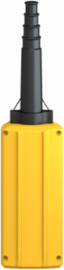 Harmony XAC Yellow Empty Pendant Control Station, 2 Cut-Outs, IP65