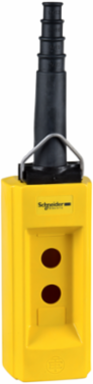 Harmony XAC Yellow Empty Pendant Control Station, 2 Cut-Outs, IP65