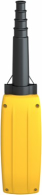 Harmony XAC Empty Pendant Control Station, 2 Cut-Outs, IP65, Yellow
