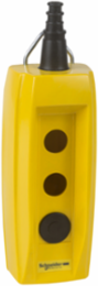 Harmony XAC Empty Pendant Control Station, 2 Cut-Outs, IP65, Yellow