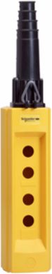 Harmony XAC Pendant Control Station, Yellow, 4 Cut-Outs, IP65, IK08
