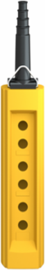 Harmony XAC Yellow Empty Pendant Control Station, 6 Cut-Outs, IP65