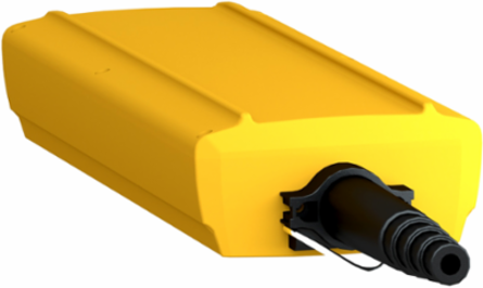 Harmony XAC Empty Pendant Control Station, Yellow, 12 Cut-Outs, IP65