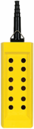 Harmony XAC Empty Pendant Control Station, Yellow, 12 Cut-Outs, IP65