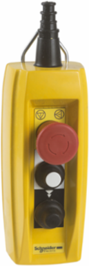 Harmony XAC Yellow Pendant Control Station, 2 Push Buttons, IP65