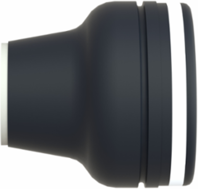 Harmony XAC Push Button Head, 16 mm Travel, IP65, White Booted