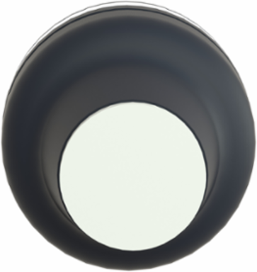 Harmony XAC Push Button Head, 16 mm Travel, IP65, White Booted