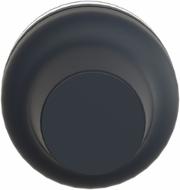 Push Button Head, Black Booted, 16mm Travel, IP65 Waterproof