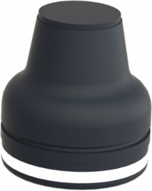Push Button Head, Black Booted, 16mm Travel, IP65 Waterproof