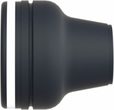 Push Button Head, Black Booted, 16mm Travel, IP65 Waterproof