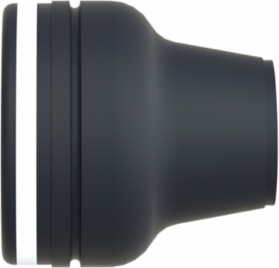 Push Button Head, Black Booted, 16mm Travel, IP65 Waterproof
