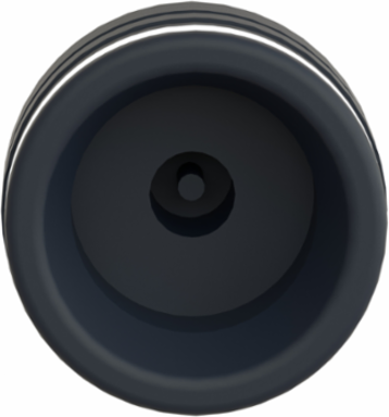 Push Button Head, Black Booted, 16mm Travel, IP65 Waterproof