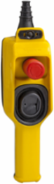 Harmony XAC Pendant Control Station, Yellow, 1-2 Directional Push Button, IP65