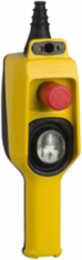 Harmony XAC Pendant Control Station, 1 Speed, Yellow, IP65