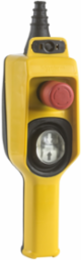 Harmony XAC Pendant Control Station, Yellow, 1-2 Directional Push Button, IP65
