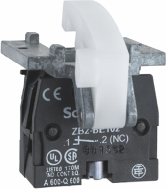 Harmony XAC Spring Return Contact Block, 2 NC, 1000000 Cycles