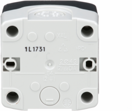 Harmony XALD Empty Control Station, 1 Cut-Out Ø 22mm, IP66/IP67/IP69